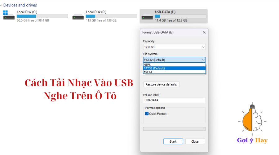 tải nhạc cho usb oto