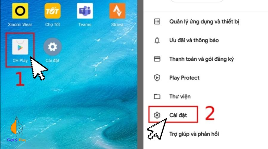 chuyển vùng chplay